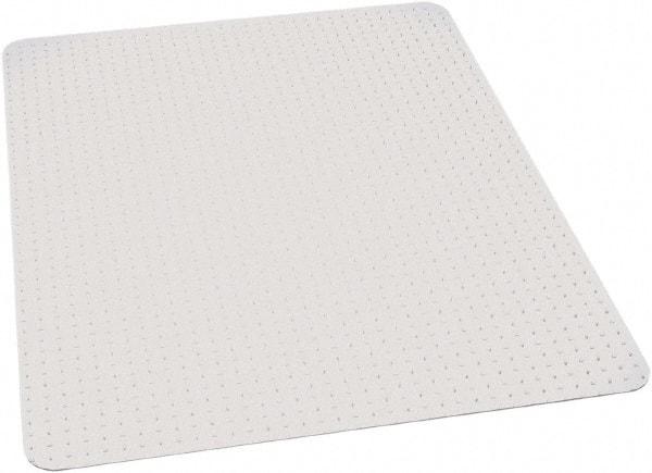 Ability One - 60" Long x 46" Wide, Chair Mat - Rectangular, Beveled Edge Style - All Tool & Supply