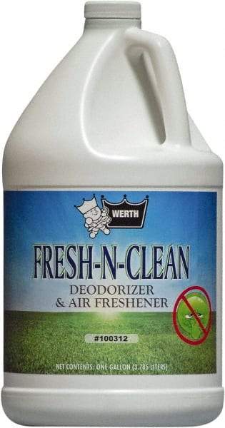 Werth Sanitary Supply - 1 Gal Bottle Odor Neutralizer - Liquid, Fresh Scent, Concentrated, Environmentally Safe - All Tool & Supply