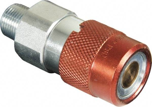 TK Simplex - 3/8 NPTF Hydraulic Hose Male Flush Face Coupler - 10,000 psi - All Tool & Supply