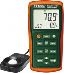 Extech - Light Meters Compatible Lighting: Fluorescent; Sodium; Mercury; Tungsten; Daylight Maximum Measurement (Lux): 1,000 - All Tool & Supply