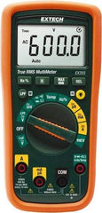 Extech - EX355, CAT III, 600 VAC/VDC, Digital True RMS Multimeter - 60 mOhm, Measures Voltage, Capacitance, Current, Frequency, Resistance, Temperature - All Tool & Supply