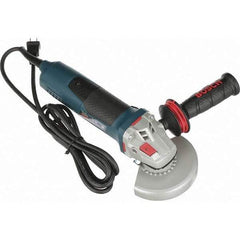 Bosch - 5" Wheel Diam, 11,500 RPM, Corded Angle & Disc Grinder - 5/8-11 Spindle, 120 Volts, 13 Amps - All Tool & Supply