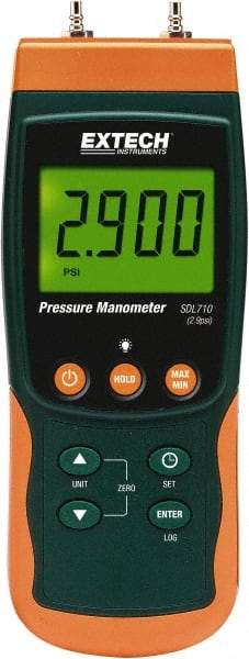 Extech - Differential Pressure Gauges & Switches Type: Differential Pressure Manometer Maximum Pressure (psi): 2.90 - All Tool & Supply