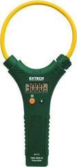 Extech - MA3010, CAT IV, Digital True RMS Clamp Meter with 10" Flex Jaws - 3000 AC Amps, Measures Current - All Tool & Supply