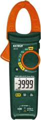 Extech - MA445, CAT III, Digital True RMS Auto Ranging Clamp Meter with Clamp On Jaws - 600 VAC/VDC, 400 AC/DC Amps, Measures Voltage, Capacitance, Continuity, Current, Frequency, Resistance, Temperature - All Tool & Supply