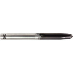 OSG - #40, 0.0985", 120° Point, Solid Carbide Straight Flute Drill Bit - All Tool & Supply