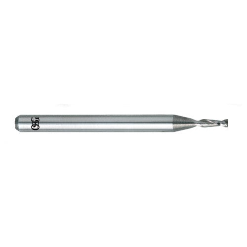 ‎0.05″ Dia. × 1/8″ Shank × 0.156″ DOC × 1-1/2″ OAL, Carbide, Bright, 2 Flute, Square, Solid End Mill - All Tool & Supply