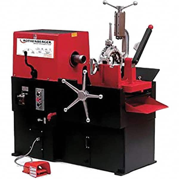 Rothenberger - Pipe Threading Machines Maximum Pipe Size Capacity (Inch): 4 Minimum Pipe Size Capacity (Inch): 1/2 - All Tool & Supply