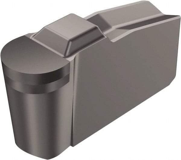 Sandvik Coromant - 30N151.2-A..F-P Grade CD10, Carbide Grooving Insert - 1.27mm Max Depth of Cut, Neutral, 1.59mm Corner Radius, Uncoated - All Tool & Supply