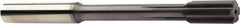 Sandvik Coromant - 8mm Solid Carbide 6 Flute Chucking Reamer - Straight Flute, 20.8mm Flute Length, 100mm OAL - All Tool & Supply