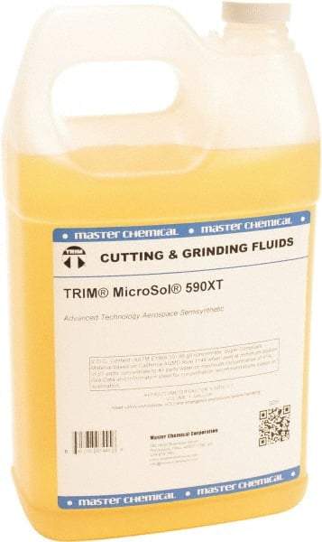 Master Fluid Solutions - Trim MicroSol 590XT, 1 Gal Bottle Cutting Fluid - Semisynthetic, For Inconel\xAE Machining - All Tool & Supply