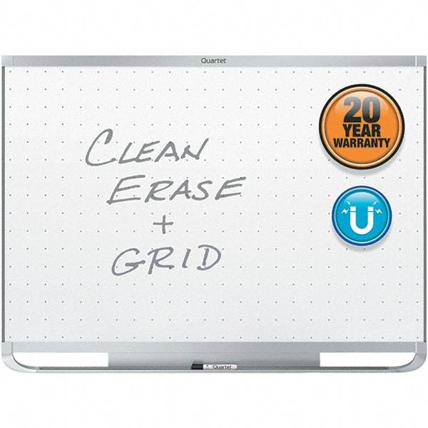 Quartet - 36" High x 48" Wide Magnetic Dry Erase Board - Aluminum Frame, Includes Accessory Tray, Dry-Erase Marker & Mounting Hardware - All Tool & Supply