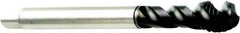 Sandvik Coromant - M16x2.00 Metric 4 Flute 6H Modified Bottoming Spiral Flute Tap - Powdered Metal, SmoothTop Finish, 110mm OAL, Right Hand Flute, Right Hand Thread, Series CoroTap 300 - All Tool & Supply