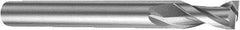 Sandvik Coromant - 8mm, 11mm LOC, 7.8mm Shank Diam, 100mm OAL, 2 Flute, Solid Carbide Square End Mill - Single End, Uncoated, Spiral Flute, 25° Helix, Right Hand Cut, Right Hand Flute, Series CoroMill Plura - All Tool & Supply