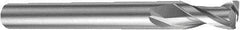 Sandvik Coromant - 8mm, 13mm LOC, 7.8mm Shank Diam, 100mm OAL, 2 Flute, Solid Carbide Square End Mill - Single End, Uncoated, Spiral Flute, 30° Helix, Right Hand Cut, Right Hand Flute, Series CoroMill Plura - All Tool & Supply