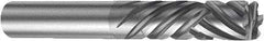 Sandvik Coromant - 6mm, 26mm LOC, 6mm Shank Diam, 76mm OAL, 6 Flute, Solid Carbide Square End Mill - Single End, TiAlN Finish, Spiral Flute, 30° Helix, Right Hand Cut, Right Hand/Left Hand Flute, Series CoroMill Plura - All Tool & Supply