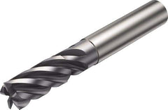 Sandvik Coromant - 6mm, 5 Flute, Single End, Solid Carbide, Corner Chamfer End Mill - 57mm OAL, Right Hand Flute, 13mm LOC, Right Hand Cut - All Tool & Supply