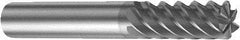 Sandvik Coromant - 4mm, 11mm LOC, 6mm Shank Diam, 57mm OAL, 4 Flute, Solid Carbide Square End Mill - Single End, TiAlN Finish, Spiral Flute, 50° Helix, Right Hand Cut, Right Hand Flute, Series CoroMill Plura - All Tool & Supply