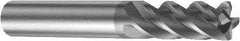 Sandvik Coromant - 6mm, 13mm LOC, 6mm Shank Diam, 57mm OAL, 4 Flute, Solid Carbide Square End Mill - Single End, AlTiN Finish, Spiral Flute, 41° Helix, Right Hand Cut, Right Hand Flute, Series CoroMill Plura - All Tool & Supply