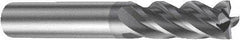 Sandvik Coromant - 3.5mm, 4 Flute, Solid Carbide, Corner Radius End Mill - 57mm OAL, 37° Helix, Right Hand Flute, 10mm LOC, Right Hand Cut - All Tool & Supply