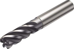 Sandvik Coromant - 5/16", 5 Flute, Solid Carbide, 0.381mm Corner Chamfer End Mill - 63.5mm OAL, 38° Helix, Right Hand Flute, 19.1mm LOC, Right Hand Cut - All Tool & Supply