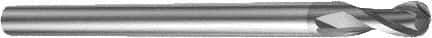 Sandvik Coromant - 3mm Diam, 5mm LOC, Solid Carbide Ball End Mill - 100mm OAL, 3mm Shank Diam, Ball Flute - All Tool & Supply