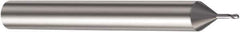 Sandvik Coromant - 0.6mm Diam, 0.6mm LOC, 2 Flute Solid Carbide Ball End Mill - 57mm OAL, 6mm Shank Diam, Ball Flute - All Tool & Supply