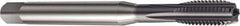 Sandvik Coromant - 1/4-20 UNC 2BX 5 Flute TiAlN Finish High Speed Steel Straight Flute Machine Tap - Right Hand Thread, 80mm OAL, 15.6mm Thread Length - All Tool & Supply