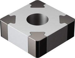 Sandvik Coromant - SNGA433 Grade 7025 CBN Turning Insert - Uncoated, 90° Square, 1/2" Inscr Circle, 3/16" Thick, 3/64" Corner Radius - All Tool & Supply