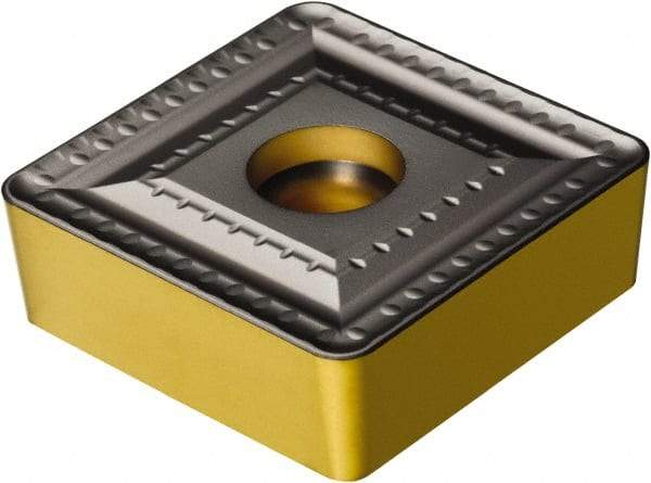 Sandvik Coromant - SBMT3812 XH Grade 4335 Carbide Turning Insert - TiCN/AI2O3/TiN Finish, 90° Square, 1-1/2" Inscr Circle, 1/2" Thick, 1/8" Corner Radius - All Tool & Supply