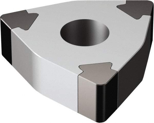 Sandvik Coromant - WNGA332 WH Grade 7025 CBN Turning Insert - 80° Trigon, 3/8" Inscr Circle, 3/16" Thick, 1/32" Corner Radius - All Tool & Supply