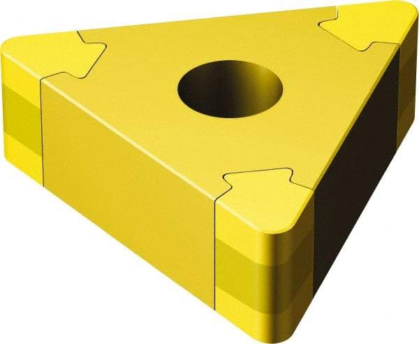 Sandvik Coromant - TNGA222 Grade 7525 CBN Turning Insert - 60° Triangle, 1/4" Inscr Circle, 1/8" Thick, 1/32" Corner Radius - All Tool & Supply