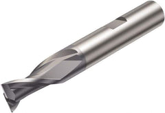 Sandvik Coromant - 11mm, 2 Flute, Solid Carbide, Corner Radius End Mill - 83mm OAL, 30° Helix, Right Hand Flute, 22.5mm LOC, Right Hand Cut - All Tool & Supply