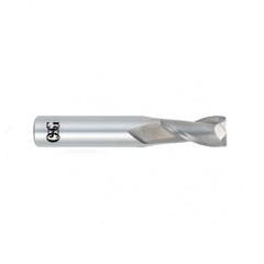 1 Dia. x 4 Overall Length 2-Flute .090 C/R Solid Carbide SE End Mill-Round Shank-Center Cutting-Uncoated - All Tool & Supply