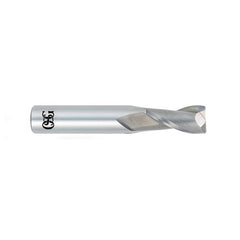 3/16″ Dia. × 3/16″ Shank × 5/8″ DOC × 2″ OAL, Carbide, Bright, 2 Flute, Corner Radius, Solid End Mill - All Tool & Supply