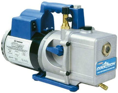 OTC - 6 CFM Automotive Vacuum Pump - 20 µ, 15 oz Oil Capacity, 2 Stages, 1/2 hp, 115 Volt - All Tool & Supply