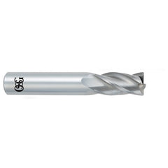 3/16″ Dia. × 3/16″ Shank × 5/8″ DOC × 2″ OAL, Carbide, Bright, 4 Flute, Corner Radius, Solid End Mill - All Tool & Supply