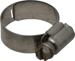 IDEAL TRIDON - SAE Size 12, 11/16 to 1-1/4" Diam, Stainless Steel Lined Worm Drive Clamp - Material Grade 316 - All Tool & Supply