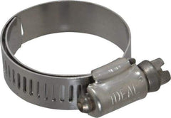 IDEAL TRIDON - SAE Size 16, 3/4 to 1-1/2" Diam, Stainless Steel Lined Worm Drive Clamp - Material Grade 316 - All Tool & Supply