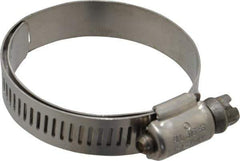 IDEAL TRIDON - SAE Size 24, 1-1/16 to 2" Diam, Stainless Steel Lined Worm Drive Clamp - Material Grade 316 - All Tool & Supply