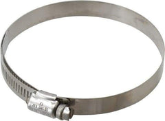 IDEAL TRIDON - SAE Size 56, 3-1/16 to 4" Diam, Stainless Steel Lined Worm Drive Clamp - Material Grade 316 - All Tool & Supply