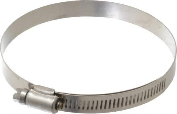 IDEAL TRIDON - SAE Size 60, 3-5/16 to 4-1/4" Diam, Stainless Steel Lined Worm Drive Clamp - Material Grade 316 - All Tool & Supply