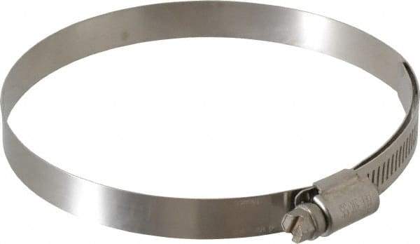 IDEAL TRIDON - SAE Size 64, 3-9/16 to 4-1/2" Diam, Stainless Steel Lined Worm Drive Clamp - Material Grade 316 - All Tool & Supply