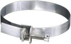 IDEAL TRIDON - SAE Size 72, 1 to 5" Diam, Galvanized Steel Adjustable Strap Worm Drive Clamp - All Tool & Supply