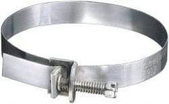 IDEAL TRIDON - SAE Size 104, 1 to 7" Diam, Galvanized Steel Adjustable Strap Worm Drive Clamp - All Tool & Supply