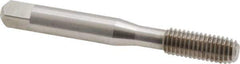 Balax - M8x1.25 Metric Coarse D10 Thread Limit Bottoming Thread Forming Tap - High Speed Steel, Bright Finish, 2-23/32" OAL, 1-1/8" Thread Length, Right Hand Thread, Series BXMB - All Tool & Supply