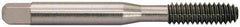 Balax - M3.5x0.60 Metric Coarse D7 Thread Limit Bottoming Thread Forming Tap - Powdered Metal High Speed Steel, Bright Finish, 2" OAL, 0.48" Thread Length, Right Hand Thread, Series BXMSG - All Tool & Supply