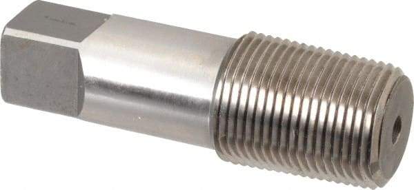 Balax - 3/4-14 NPT, Bright Finish, High Speed Steel, Thread Forming Pipe Tap - 3-1/4 Inch Overall Length, 1-3/8 Inch Thread Length, 29/32 Inch Shank Diameter, 11/16 Inch Square Length, 0.679 Inch Square Size, Series BXPT - All Tool & Supply