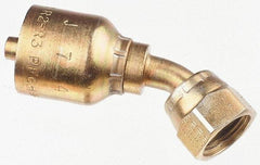 Parker - 1-1/4 Thread Hydraulic Hose Fitting - -20 Hose Size, 1 1/4" Hose Diam - All Tool & Supply