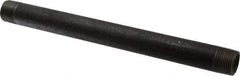 Made in USA - Schedule 80, 3/4" Diam x 11" Long Black Pipe Nipple - Threaded - All Tool & Supply